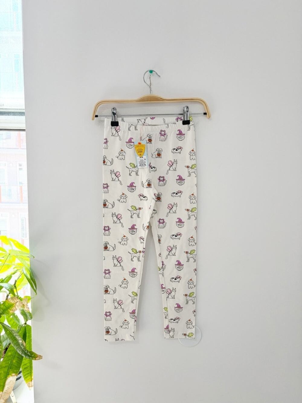 NEW Cat & Jack Girl's Halloween Animal Graphic Print Leggings Size Medium/8